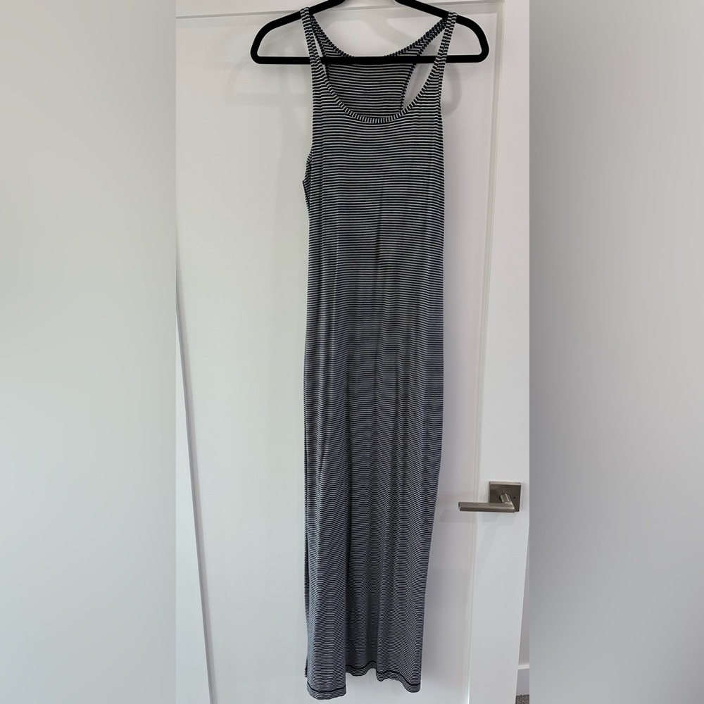 Lululemon Striped Blue and White Maxi Dress